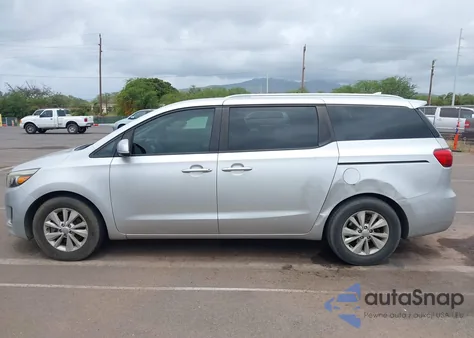 2016 Kia Sedona Lx из США, поврежденный, VIN KNDMB5C10G6131868